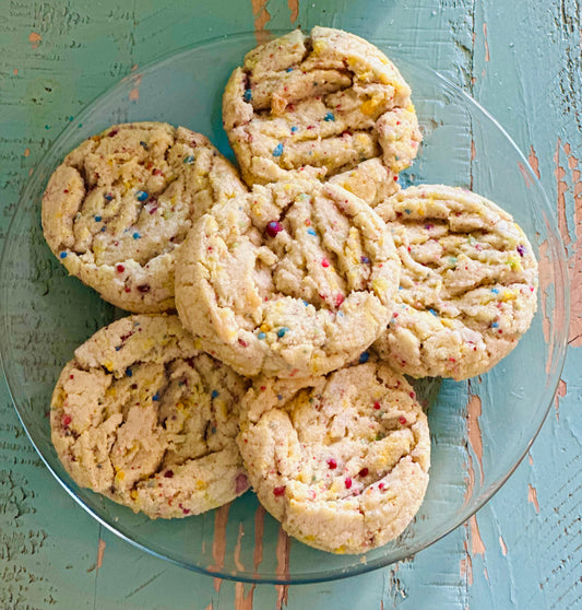 Rainbow Sprinkle cookies 🌈🍪