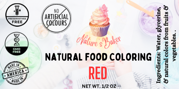 Natural Red Food Coloring - .5oz