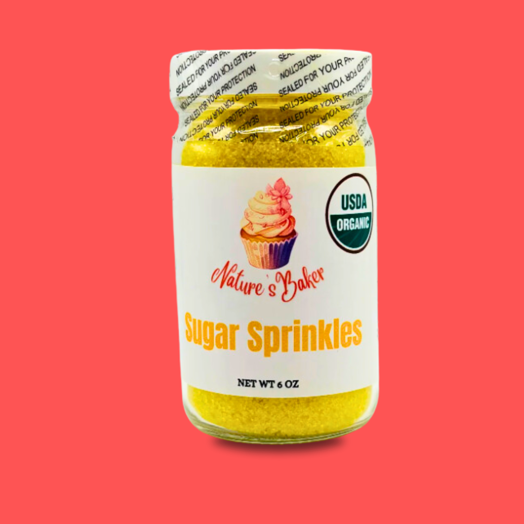 Organic Sugar Sprinkles - Nature’s Baker