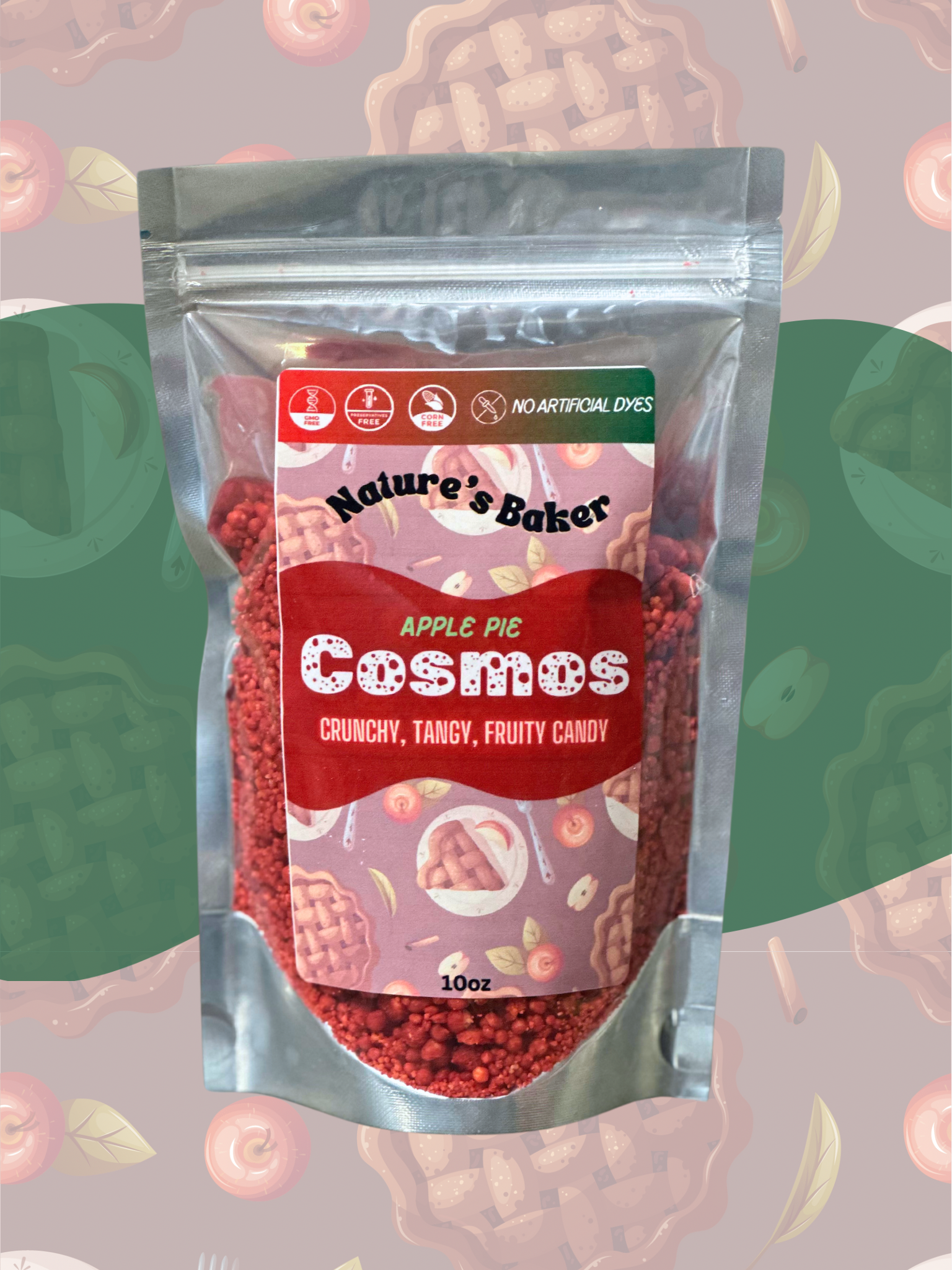 Apple Pie Cosmos Candy - 10oz - Nature’s Baker