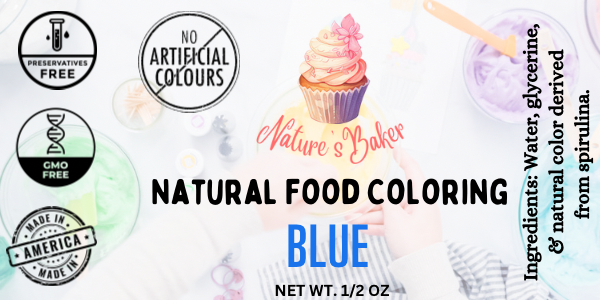 Natural Blue Food Coloring - .5oz