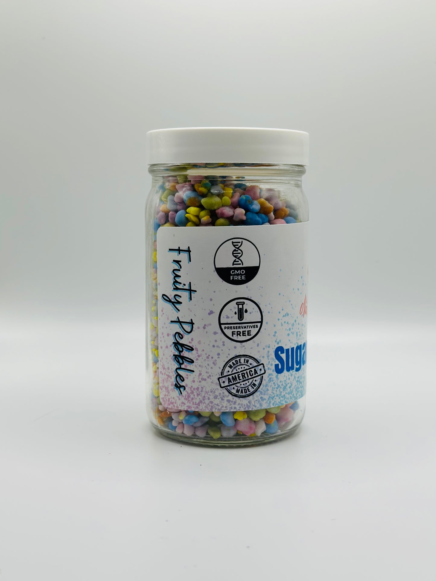 Organic Sugar Pebble Sprinkles - Rainbow